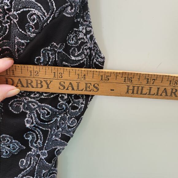 Windsor Women's Dress SZ 5 Natural Sequin Prom Homecoming Cocktail Party - Picture 8 of 12